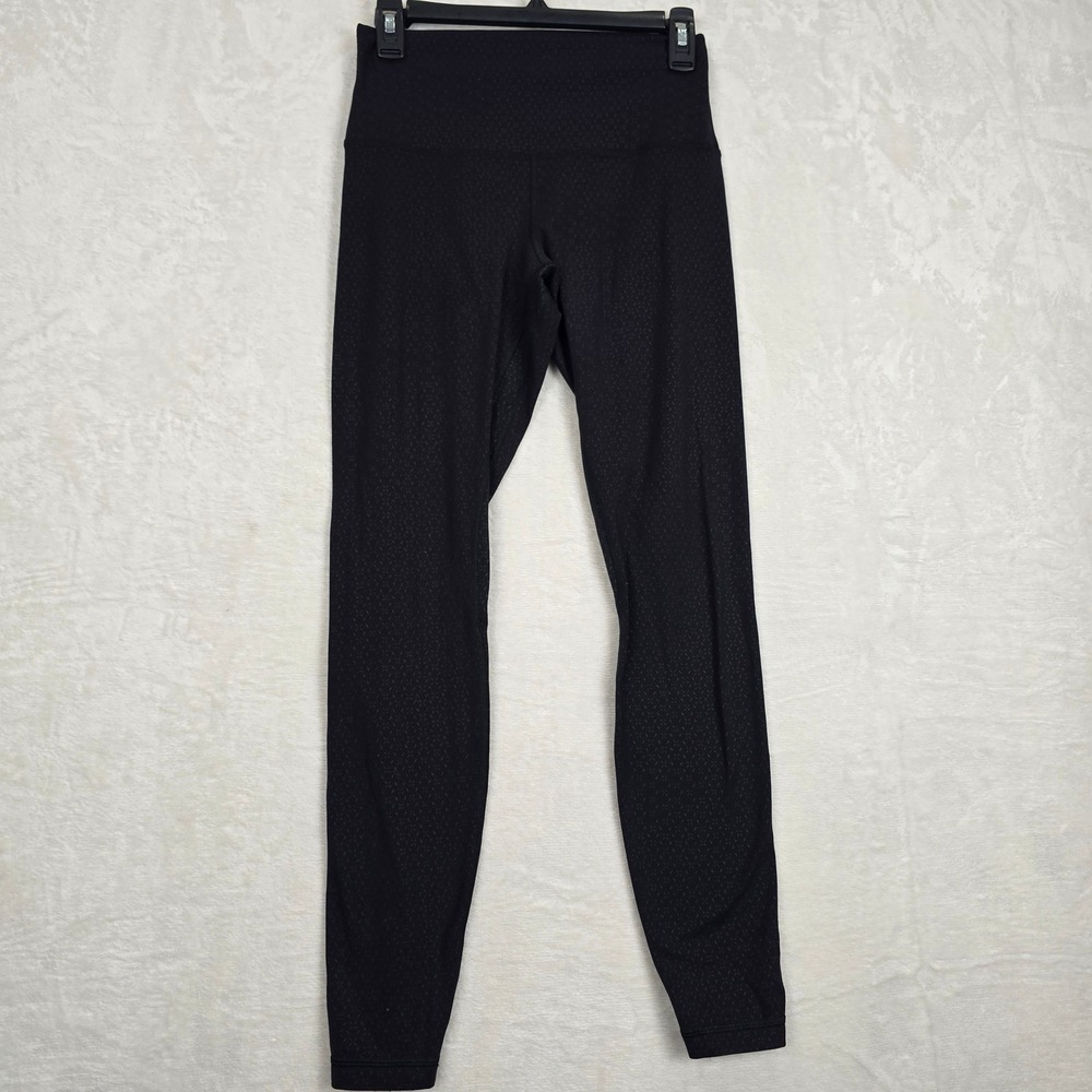 Lululemon Align High-Rise Pant 28 Gradiate Geo Emboss Black Size 8 Leggings